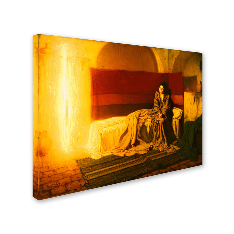Henry Ossawa Tanner The Annunciation Framed Canvas Art, 24" x 18"