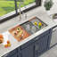 Station de travail sous-comptoir en acier inoxydable 60/40-122919460-129160740
