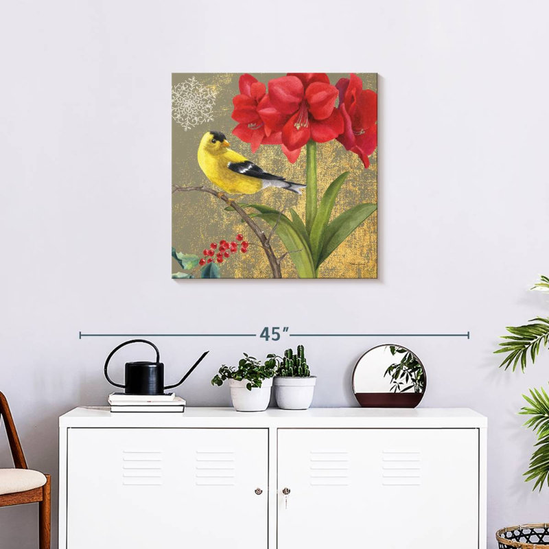 Brampt Winter Birds Goldfinch