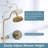 2-Spray Round Wall Bar Shower Kit With Hand Shower Dual Cross Handles Mixer Shower System Taps-113544011