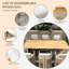 Ensemble repas pour patio avec coussins 6 personnes Bramble Acacia