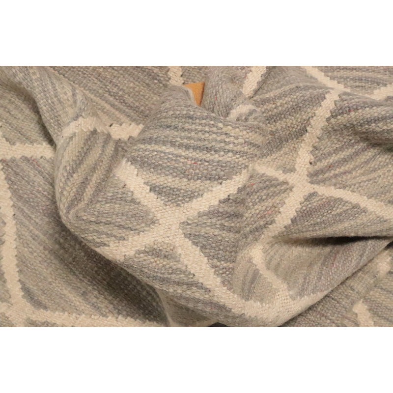 Tapis tissé à plat kilim Végétal 5 x 8