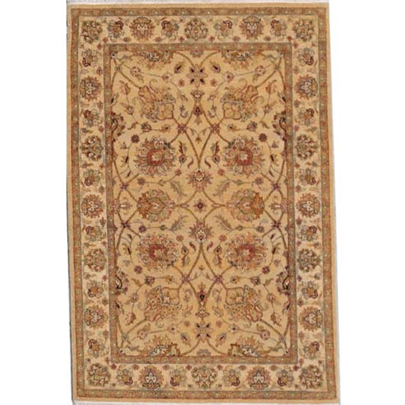 Wool Area Rug in Gold