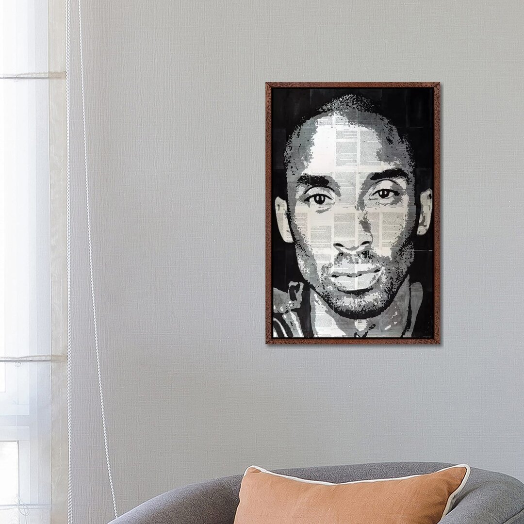 Leinwandbild - Grafikdruck „Kobe Bryant” von Ahmad Shariff