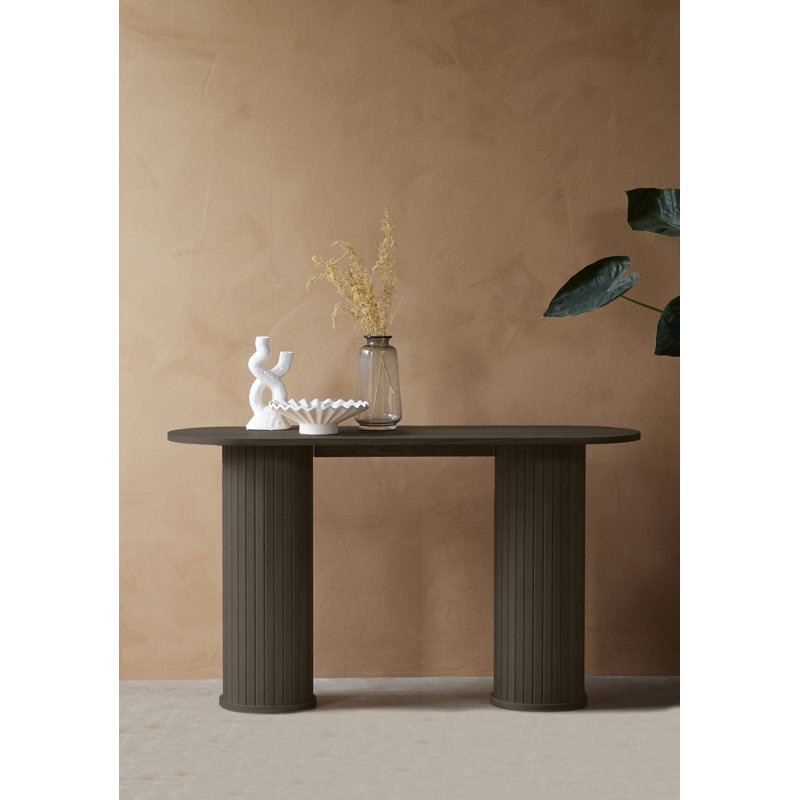 130 cm W Console Table, Smoked