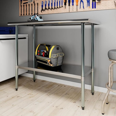 Pied de table en acier inoxydable Abira