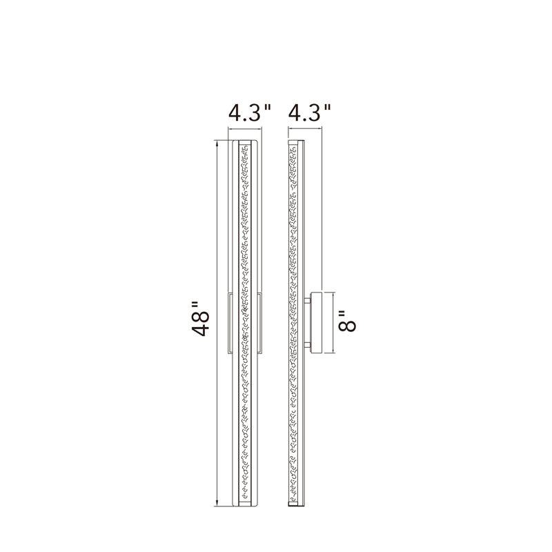 Harmke Steel LED Wall Light