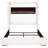Upholstered Queen Flame Visualizer Bed