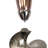 Celeste Trumpet Display Vase with Aluminum Base-830458487