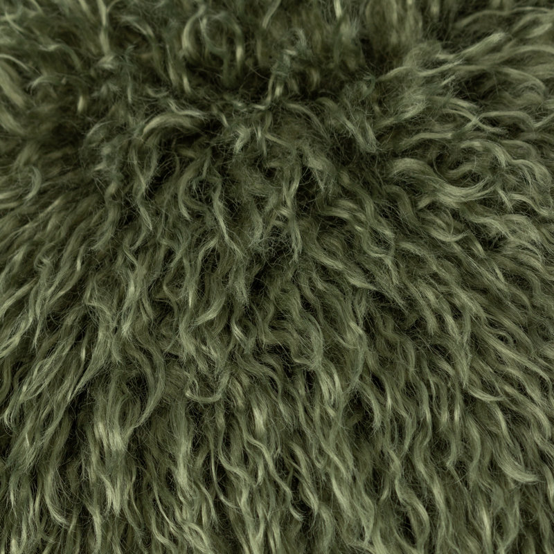 Rowan Cushion Cover Square Cushion Cover, Green, Only Cover