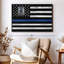 Our America «Police Blue Line USA Flag»-2081796201