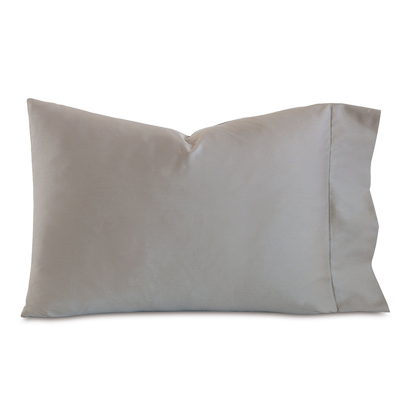 Deluca Egyptian Cotton Sateen, Queen Pillowcase, Dove