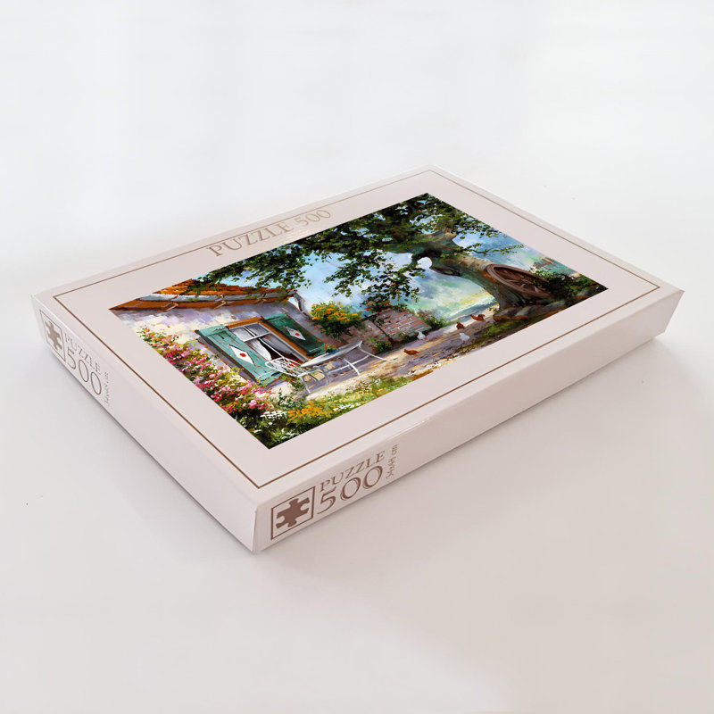 500 pièces en carton, 100% carton, 500 pièces, 18,9 x 13,4 pouces | Taille de la boîte: 13,2 po x 9,1 po x 2,0 po | Parfait pour le plaisir et la détente en famille, pièces durables de haute qualité pour un assemblage facile, cadeau idéal pour les amateurs de casse-tête