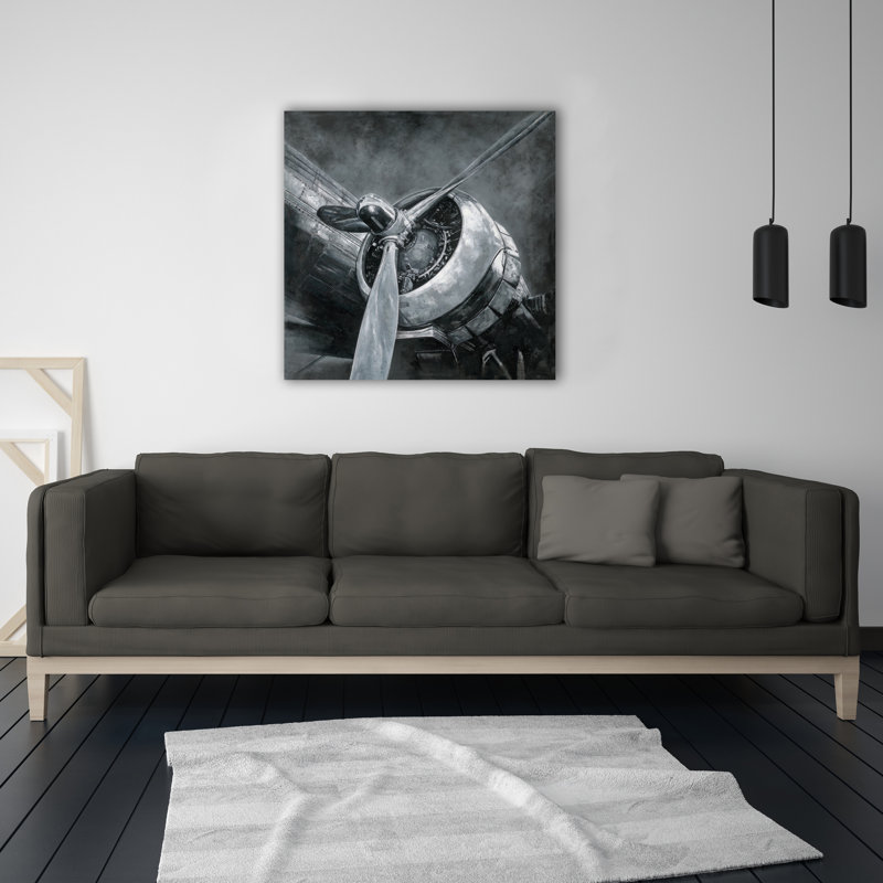Impression sur toile tendue, H 40 po x l 40 po x P 1,5 po