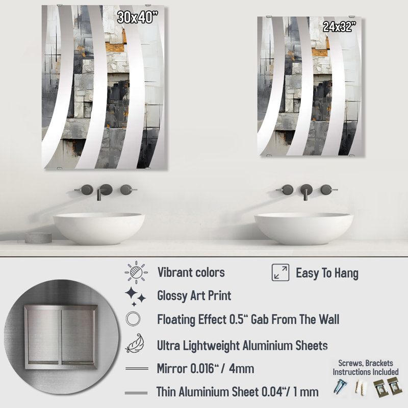 Miroir Ryiah, 32 po x 24 po