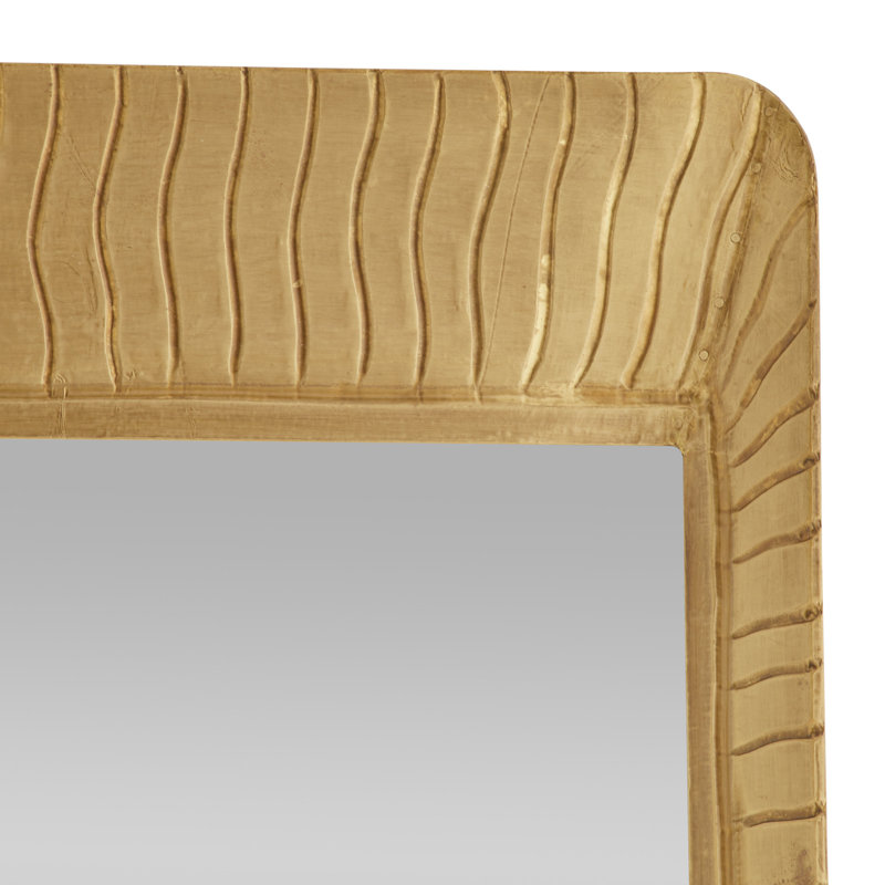 Hart Rectangle Brass Beveled Mirror