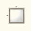 Miroir à finition gris clair-523090060