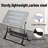 Foldable Welding Table Capacity Welding Workbench, Carbon Steel Work Bench with 3 Tilt Angles,Retractable Guide Rails for Welding Assembly Repair