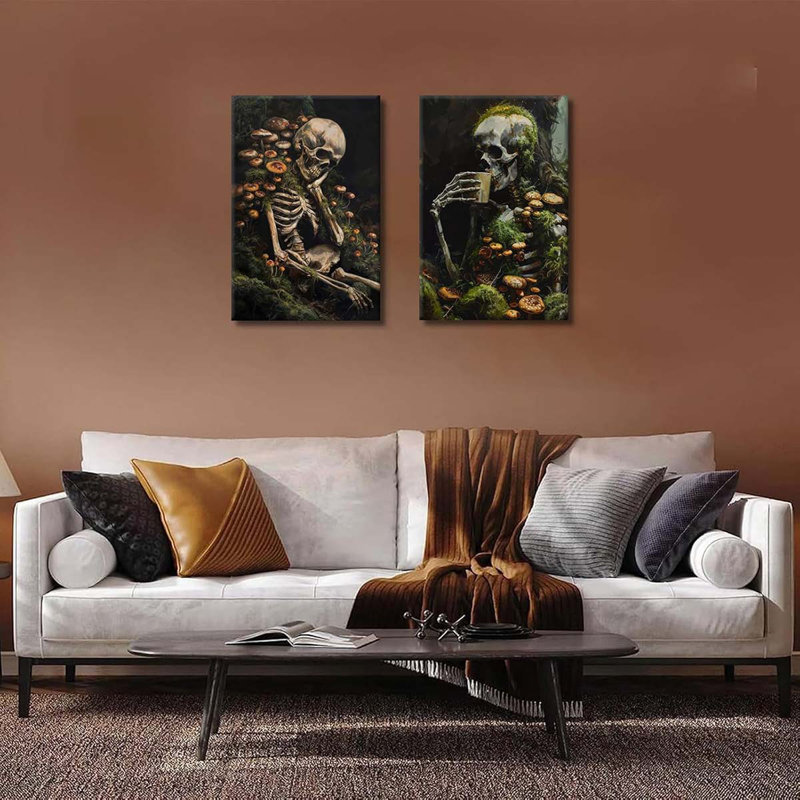 2 Piece Wrapped Canvas Wall Art