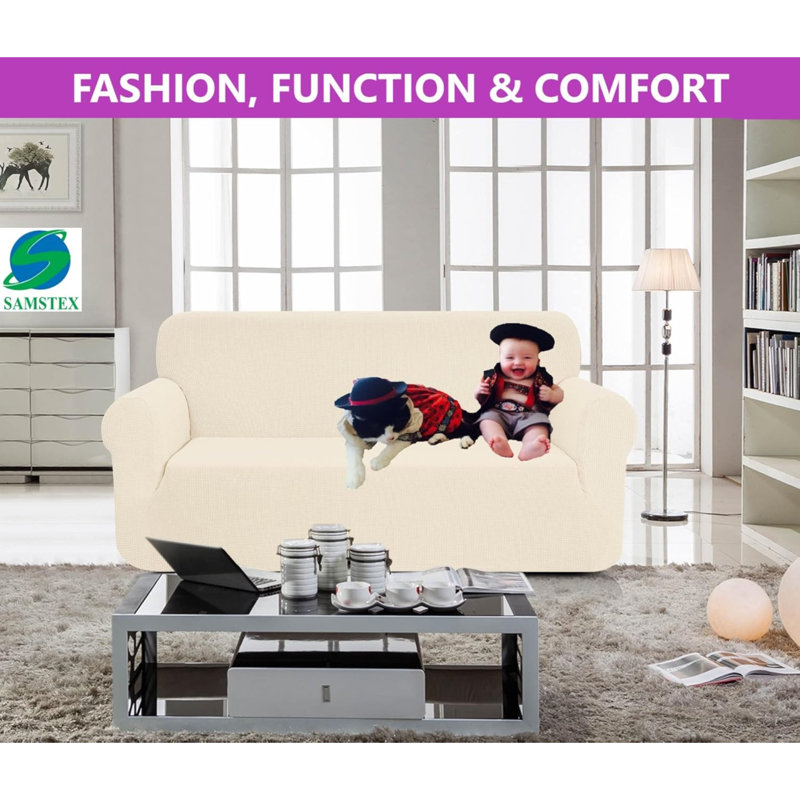 Outdoor Patio Sofa Cover, White