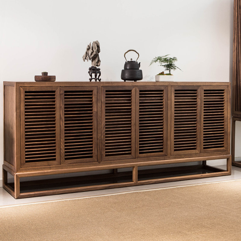 Buffet en bois massif 78,74 po