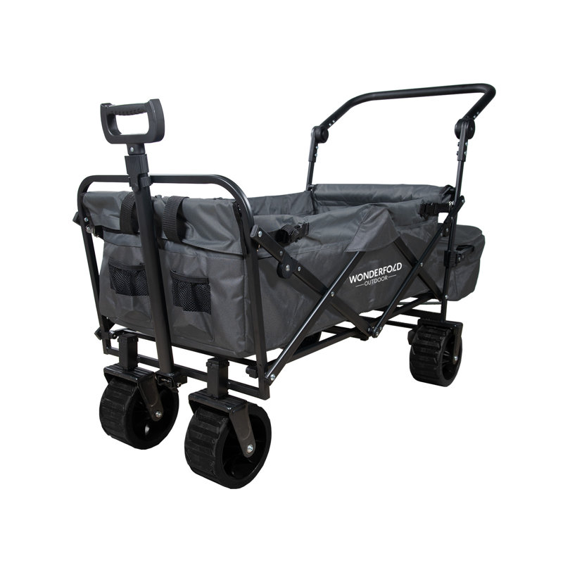 Chariot utilitaire pliable avec freins S3, Gris