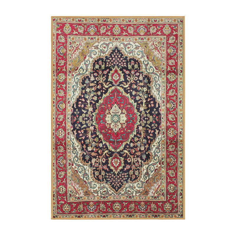 Tapis rouge Tehya, Rectangle 5 pi x 7 pi