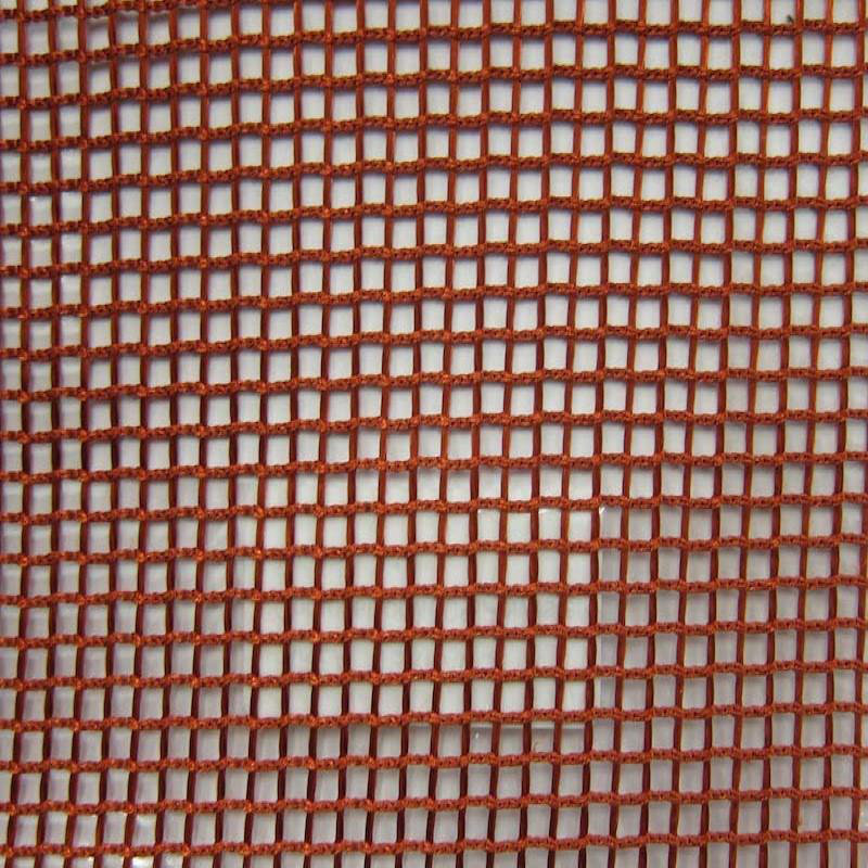Net-Like Sheer | Area Fabric_AREA, Terracotta