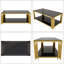 Table basse moderne rectangulaire noire, miroir-1813936513