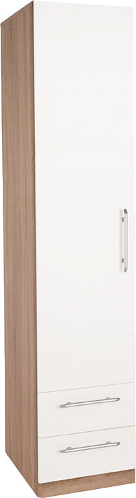 Heanor 1 Door Manufactured Wood Wardrobe