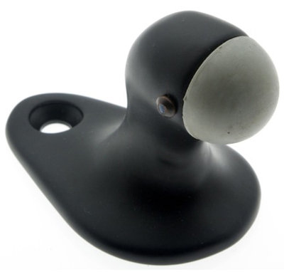 Gooseneck Solid Brass Floor Mount Stop