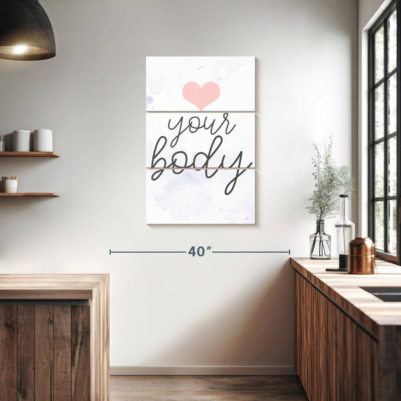 Tergel Love Your Body, 38" H x 24" W