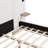 Chic Boucle Upholstered King Bed With Integrated Reading Lights And Functional Headboard Shelves