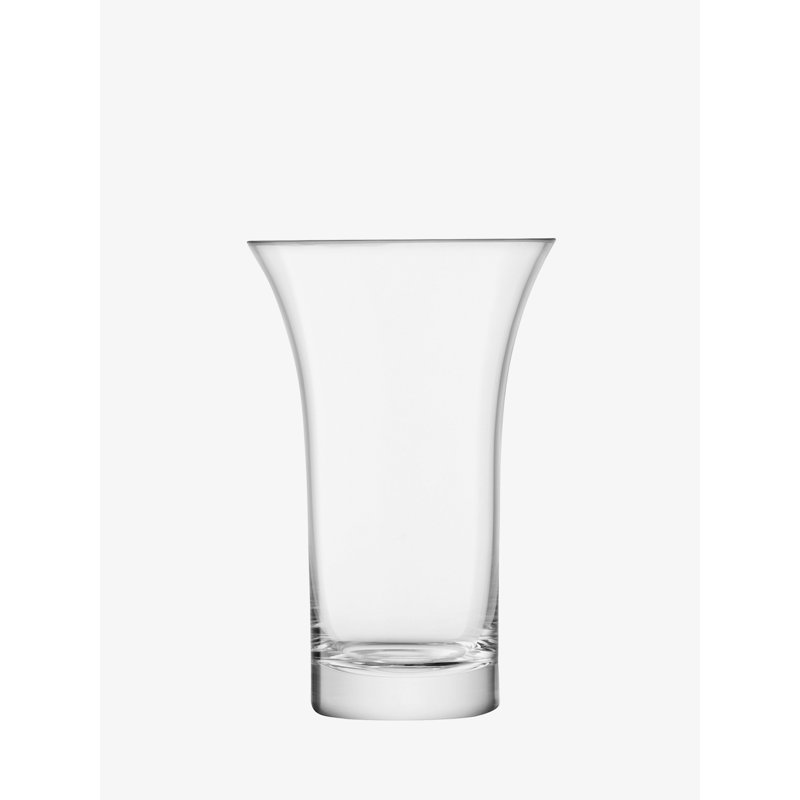 Handmade Glass Table Vase, 8.6614" H x 5.7087" W x 5.7087" D