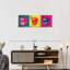 «Trippy Triple Mouth», ensemble de 3 reproductions sur toiles par PaintboxJenny-1877415098