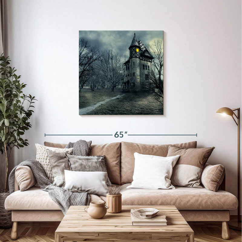 Maison hantée Hitzel, H 36 po x l 36 po