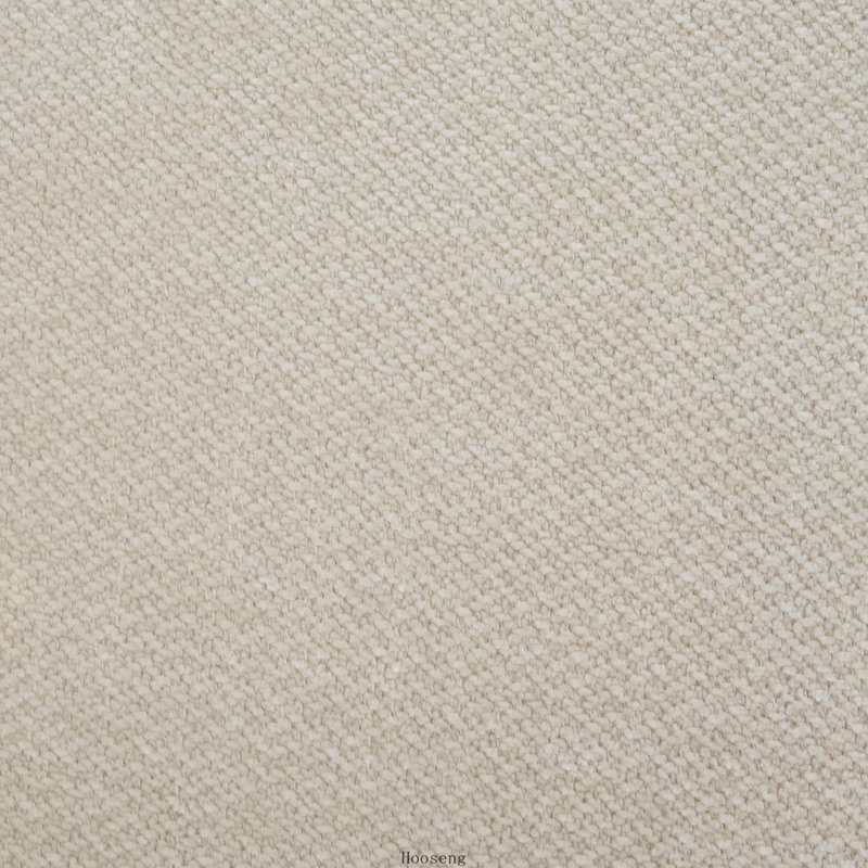 Ensemble de 2 chaises de salle à manger d'intérieur en tissu à deux tons avec structure robuste beige et jaune, Beige, jaune