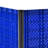 Blue Solid Wall Collapsible Container, 600 Lbs Capacity, 33.7 In Height Bulk Container With Doors, Stacks Up To 4 High, 31.15 Width