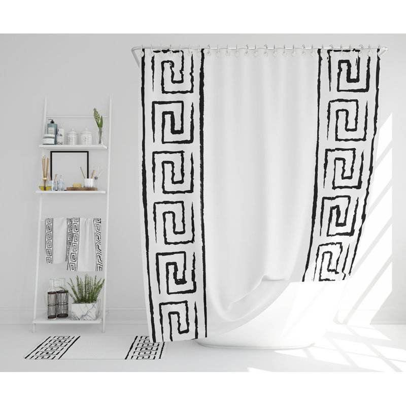 Neelofar Polyester Shower Curtain Set