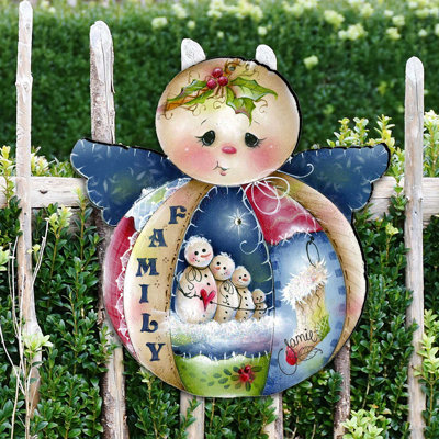 Décoration murale Family Snowman