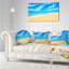 Coussin Blue Sandy Tropical Sea Beach - Sea & Shore-89817451-29366660