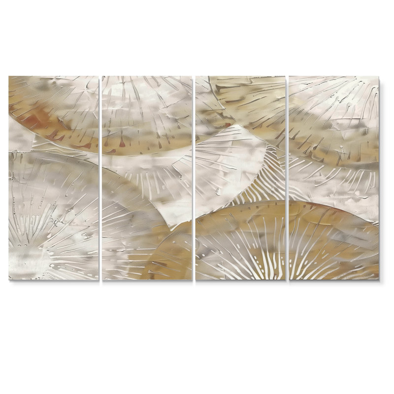 Ensemble d'art mural Mandala bohémien blanc simplicité et blanc II, H 32 po x l 64 po