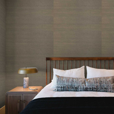 Toile de ramis sisal métallique authentique
