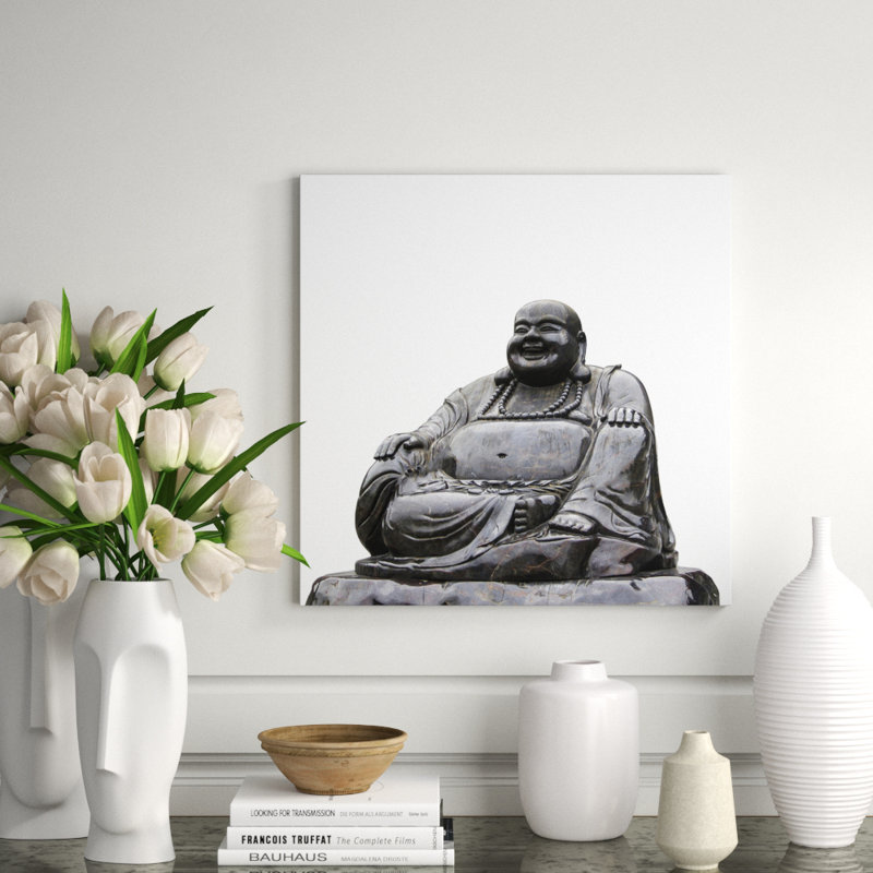 Happy Budha! Print, 24" H x 24" W x 1" D, Acrylic