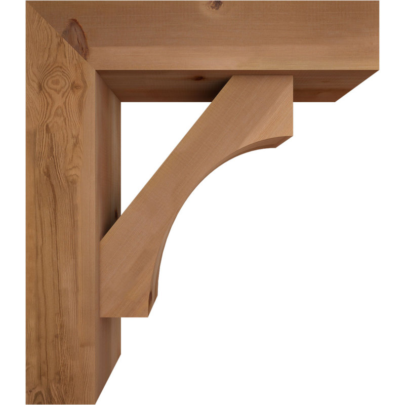 Support Westlake Block avec support décalé, 32 x 28, Cèdre rouge occidental de l 7 1/2 po (lisse)