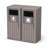 Outdoor Trash Can,Waterproof Resin Garbage Can