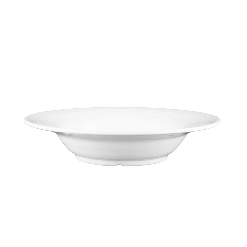 Elite Global Solutions Durango Melamine Pasta Dish, White Gloss