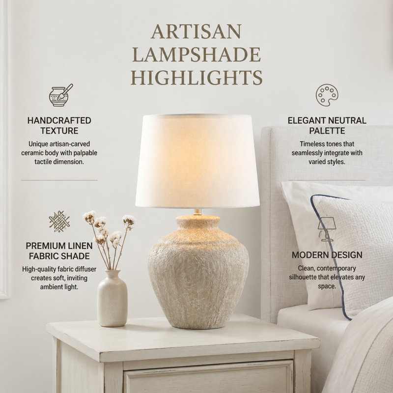 Braisley 25" Ceramic Table Lamp