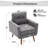 Jadier 30" Wide Tufted Armchair-747504719