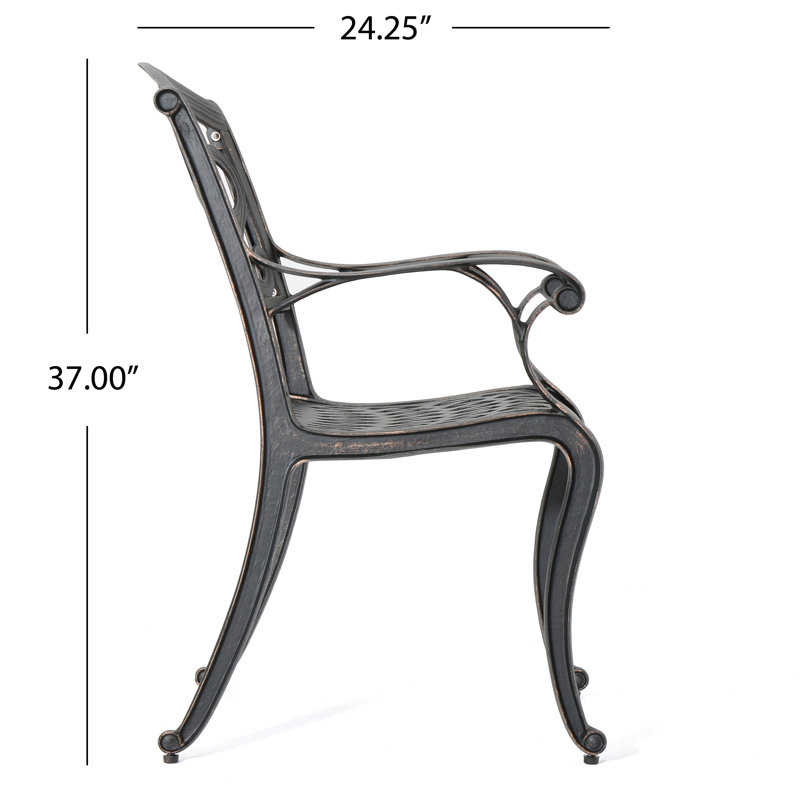 Leonore 3 Piece Bistro Set